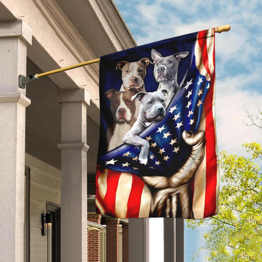 Dog Garden Flags, Pitbull Dogs Flag, Dog Flags For House, Dog Owner Gift