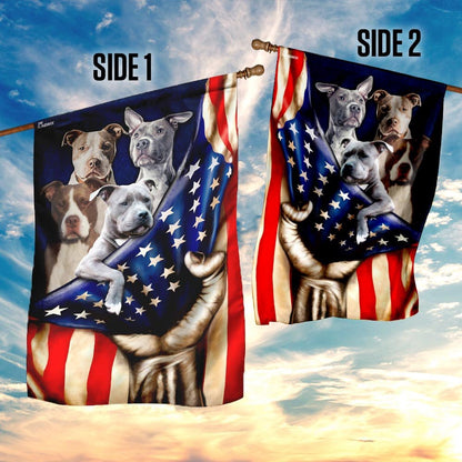 Dog Garden Flags, Pitbull Dogs Flag, Dog Flags For House, Dog Owner Gift