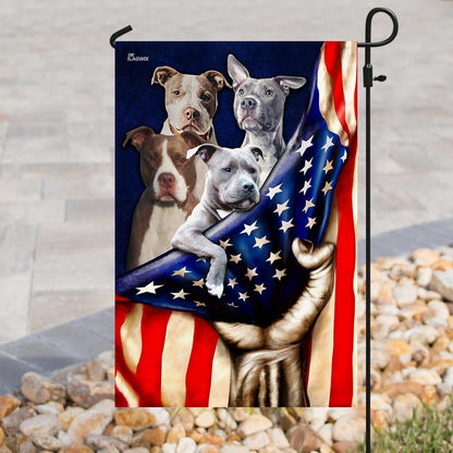 Dog Garden Flags, Pitbull Dogs Flag, Dog Flags For House, Dog Owner Gift