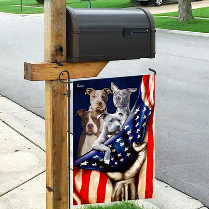 Dog Garden Flags, Pitbull Dogs Flag, Dog Flags For House, Dog Owner Gift