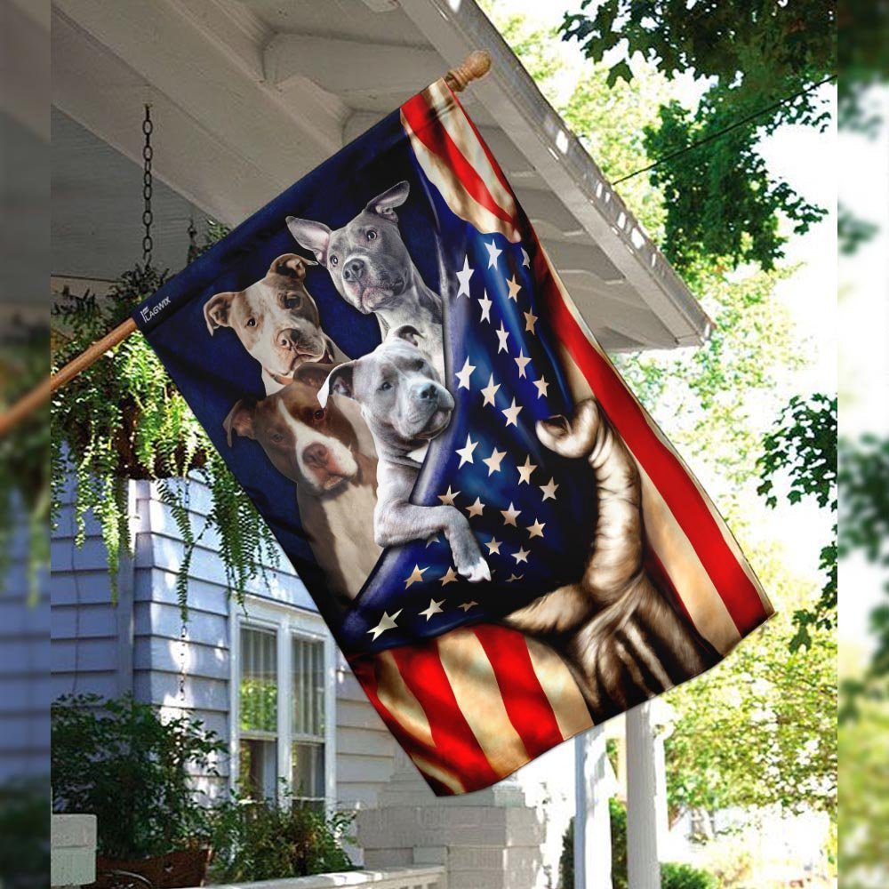 Dog Garden Flags, Pitbull Dogs Flag, Dog Flags For House, Dog Owner Gift