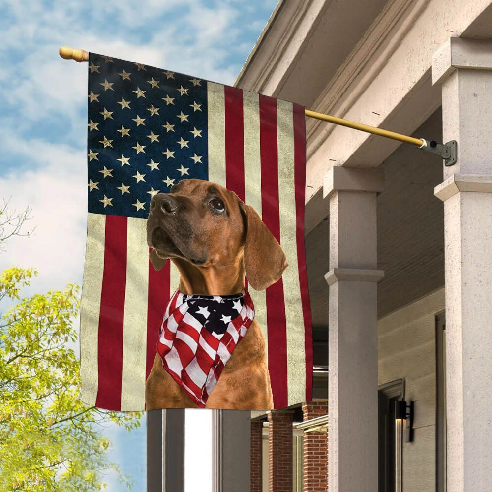 Dog Garden Flags, Rhodesian Ridgeback House Flag, Dog Flags For House, Dog Owner Gift