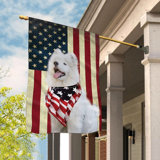 Dog Garden Flags, Samoyed House Flag, Dog Flags For House, Dog Owner Gift