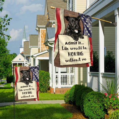 Dog Garden Flags, Scottish Terrier Flag 1, Dog Flags For House, Dog Owner Gift