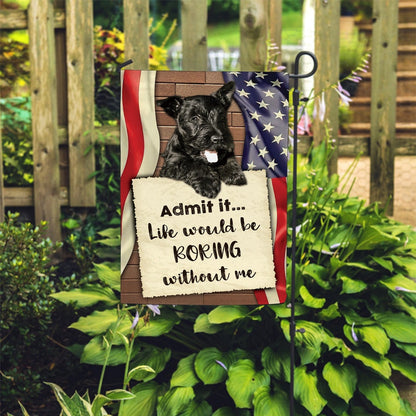 Dog Garden Flags, Scottish Terrier Flag 1, Dog Flags For House, Dog Owner Gift