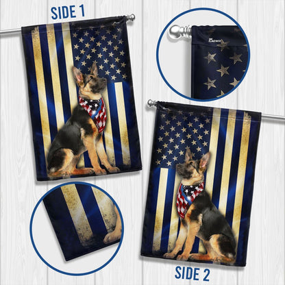 Dog Garden Flags, Thin Blue Line German Shepherd Flags, Dog Flags For House, Dog Owner Gift