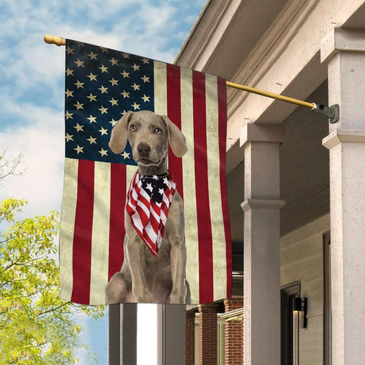 Dog Garden Flags, Weimaraner House Flag, Dog Flags For House, Dog Owner Gift