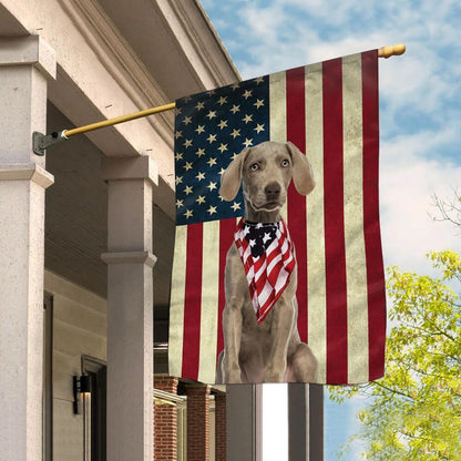 Dog Garden Flags, Weimaraner House Flag, Dog Flags For House, Dog Owner Gift