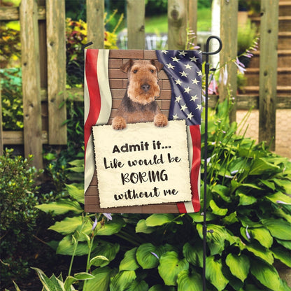 Dog Garden Flags, Welsh Terrier Flag, Dog Flags For House, Dog Owner Gift