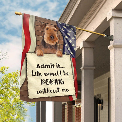 Dog Garden Flags, Welsh Terrier Flag, Dog Flags For House, Dog Owner Gift