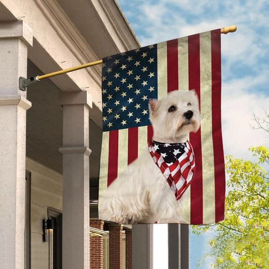 Dog Garden Flags, West Highland White Terrier House Flag, Dog Flags For House, Dog Owner Gift