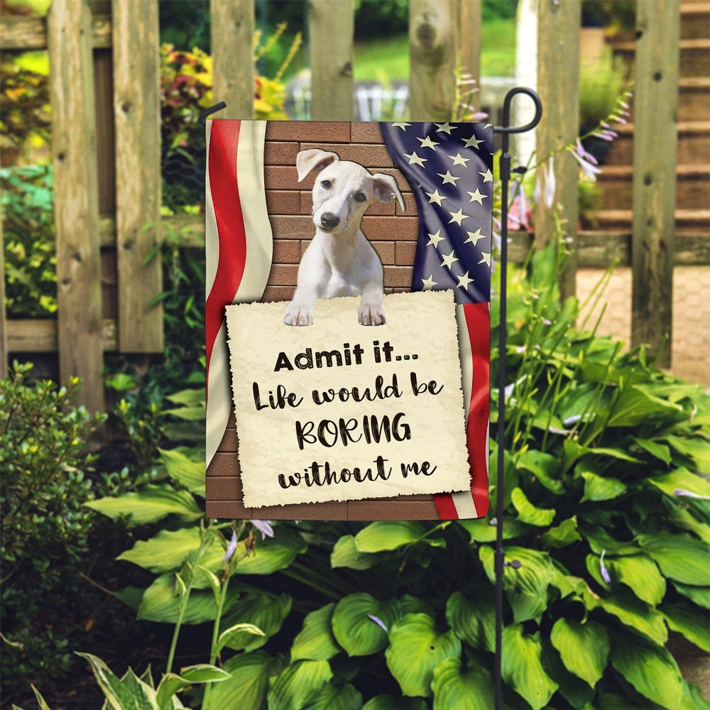Dog Garden Flags, Whippet Garden Flag, Dog Flags For House, Dog Owner Gift