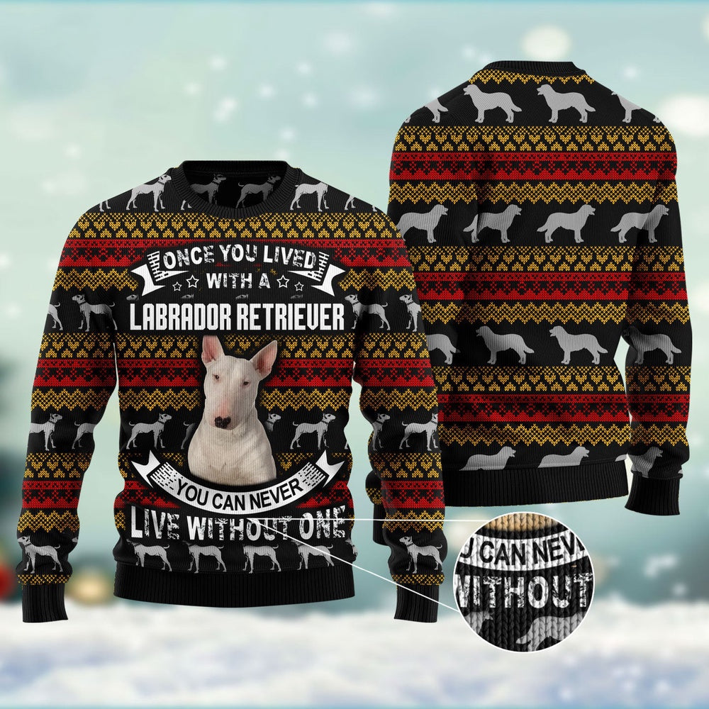 Dog Xmas Sweater, Bull Terrier Ugly Christmas Sweater, Funny Xmas Sweater