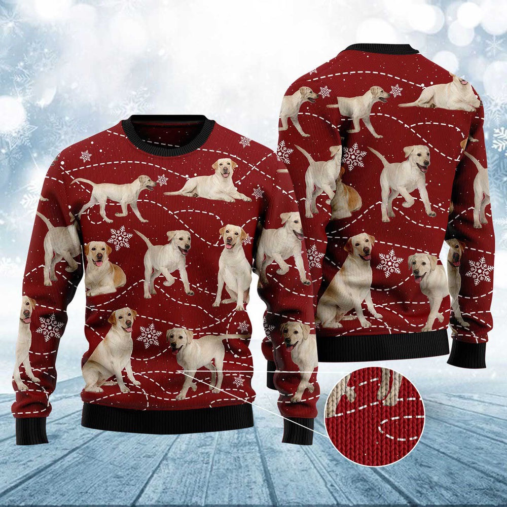 Dog Xmas Sweater, Labrador Retriever Xmas Ugly Christmas Sweater, Funny Xmas Sweater
