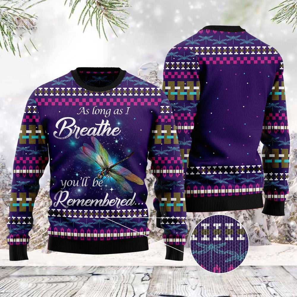 Dragonfly Angel Ugly Christmas Sweater, Funny Xmas Sweater, Sweater Xmas