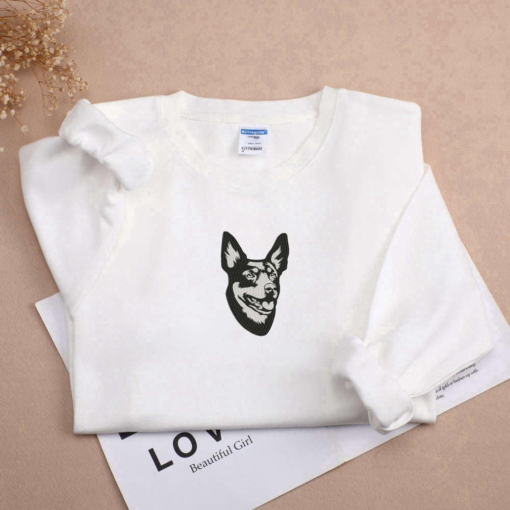 Eembroidered Custom Sweatshirts, Dog Sweatshirt, Dog Sweatshirt, Embroidered Sweatshirt, For Pet Owner, Christmas Gift