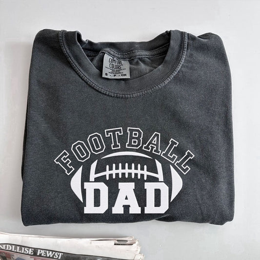 Eembroidered Custom Sweatshirts, Embroidered Football Dad Sweatshirt, Christmas Gift
