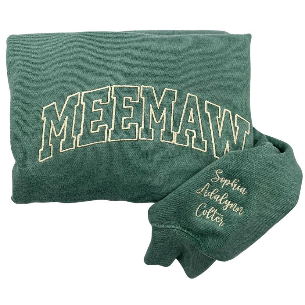 Embroidered Christmas Sweatshirts, Embroidered Nana Sweatshirt, Gift For Mother'S Day