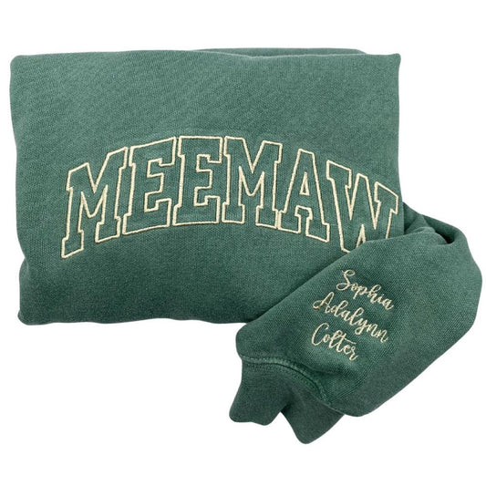 Embroidered Christmas Sweatshirts, Embroidered Nana Sweatshirt, Gift For Mother'S Day