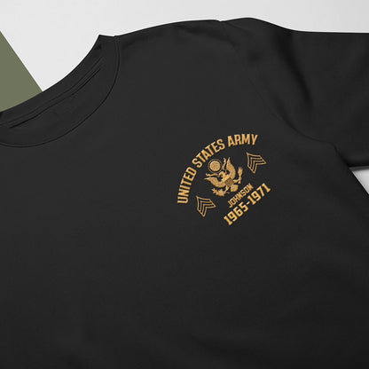 Embroidered Sweatshirt, Customized US Veteran 05 Embroidered Sweatshirt, Gift For Dad