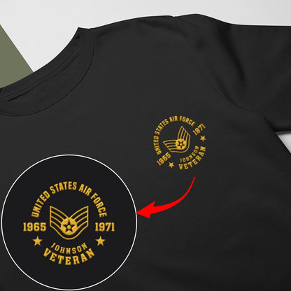 Embroidered Sweatshirt, Customized US Veteran Limited Edition 01 Embroidered Sweatshirt, Gift For Dad