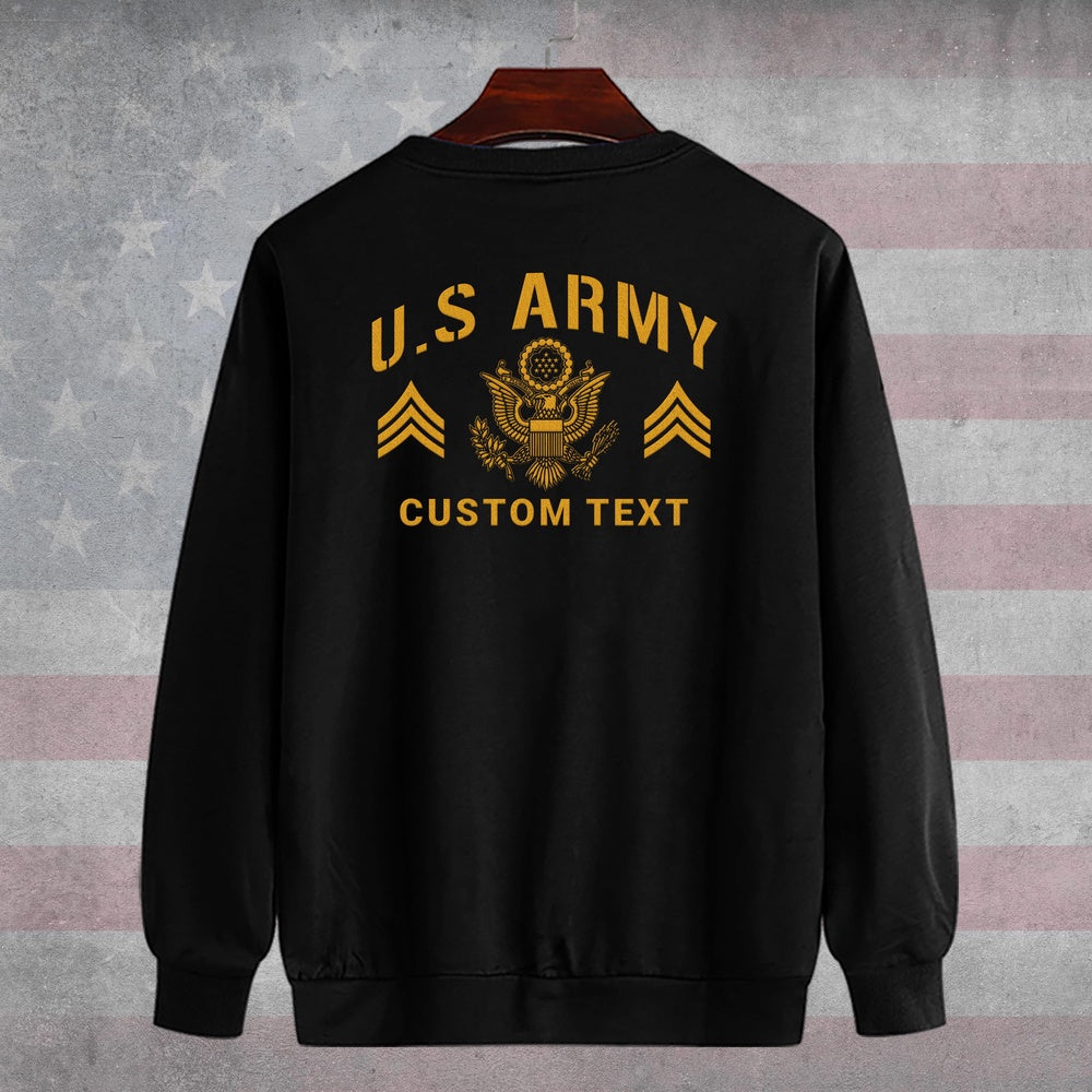 Embroidered Sweatshirt, United States Military Veteran Legacy Honor Embroidered Sweatshirt, Gift For Dad