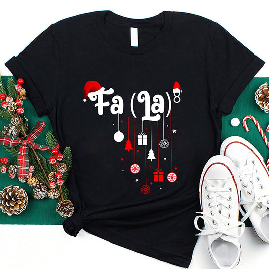 Fa La Christmas T Shirt, Merry T Shirt, Unisex Christmas Shirts