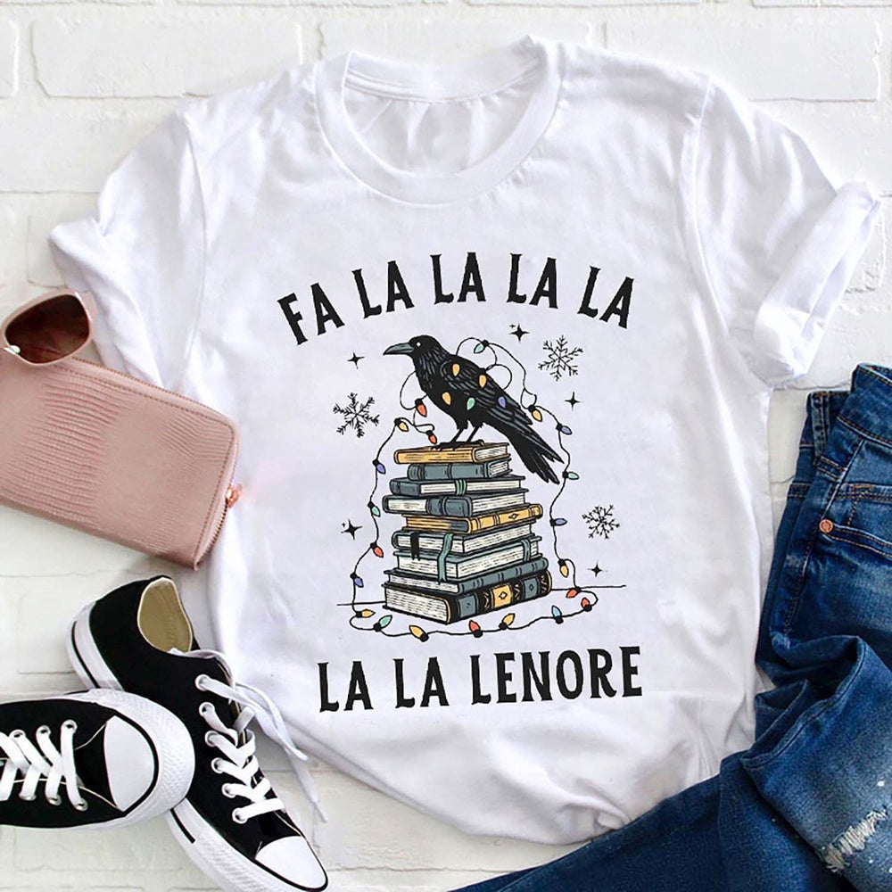 Fa La La Lenore Literature T Shirt, Merry T Shirt, Unisex Christmas Shirts