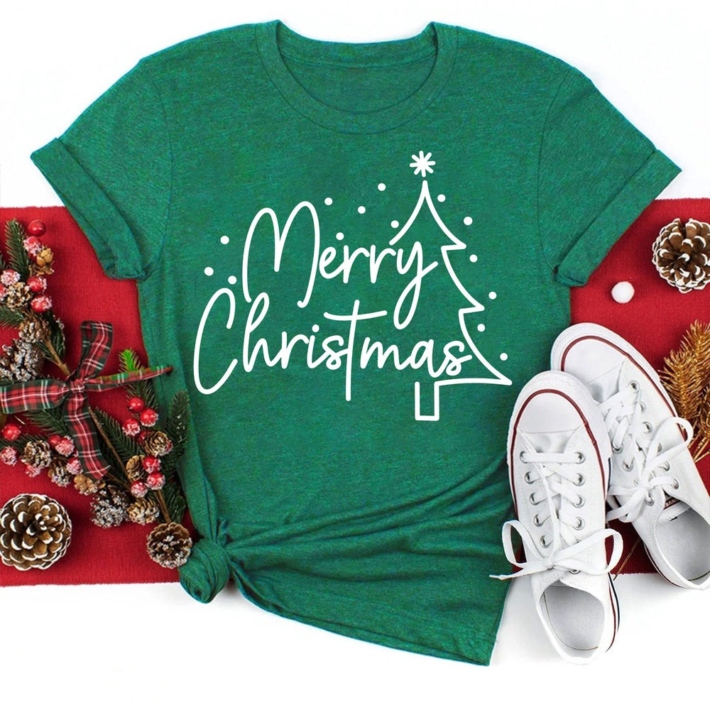 Farm Fresh Christmas Tree T Shirt, Merry T Shirt, Unisex Christmas Shirts