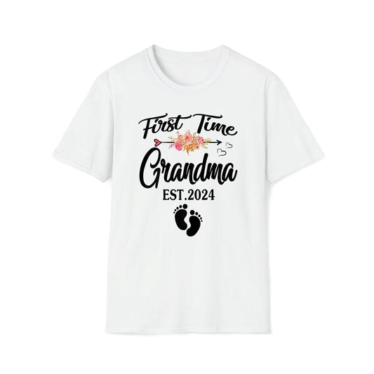 First Time Grandma 2024 Pregnancy Announcement New Grandma Premium T Shirt, Mother's Day Premium T Shirt, Mother's Day Gift, Mom Shirt