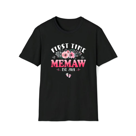 First Time Memaw 2024 Mother's Day Soon To Be Memaw Premium T Shirt, Mother's Day Premium T Shirt, Mother's Day Gift, Mom Shirt