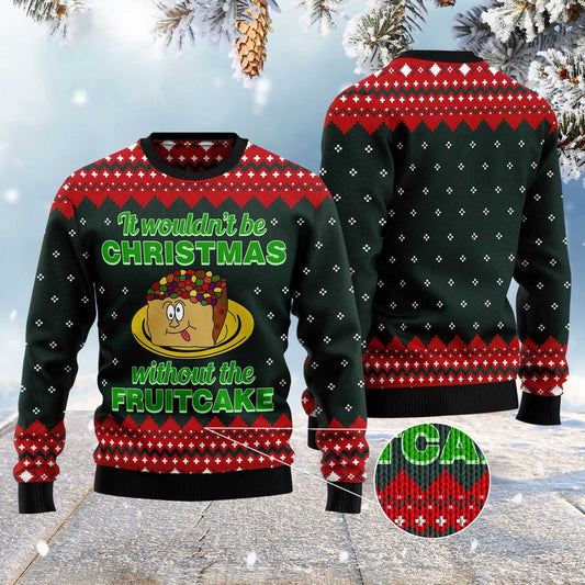 Food Cake Ugly Christmas Sweater, Funny Xmas Sweater, Sweater Xmas