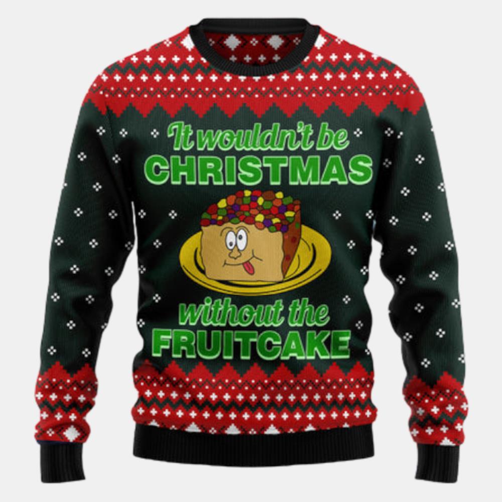 Food Cake Ugly Sweater - Christmas sweater gift