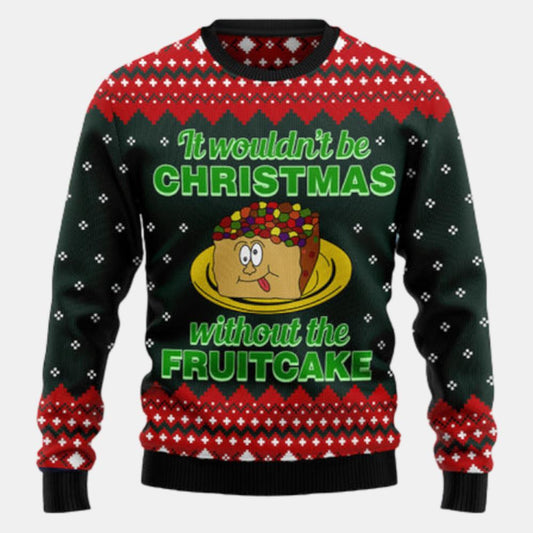 Food Cake Ugly Sweater - Christmas sweater gift