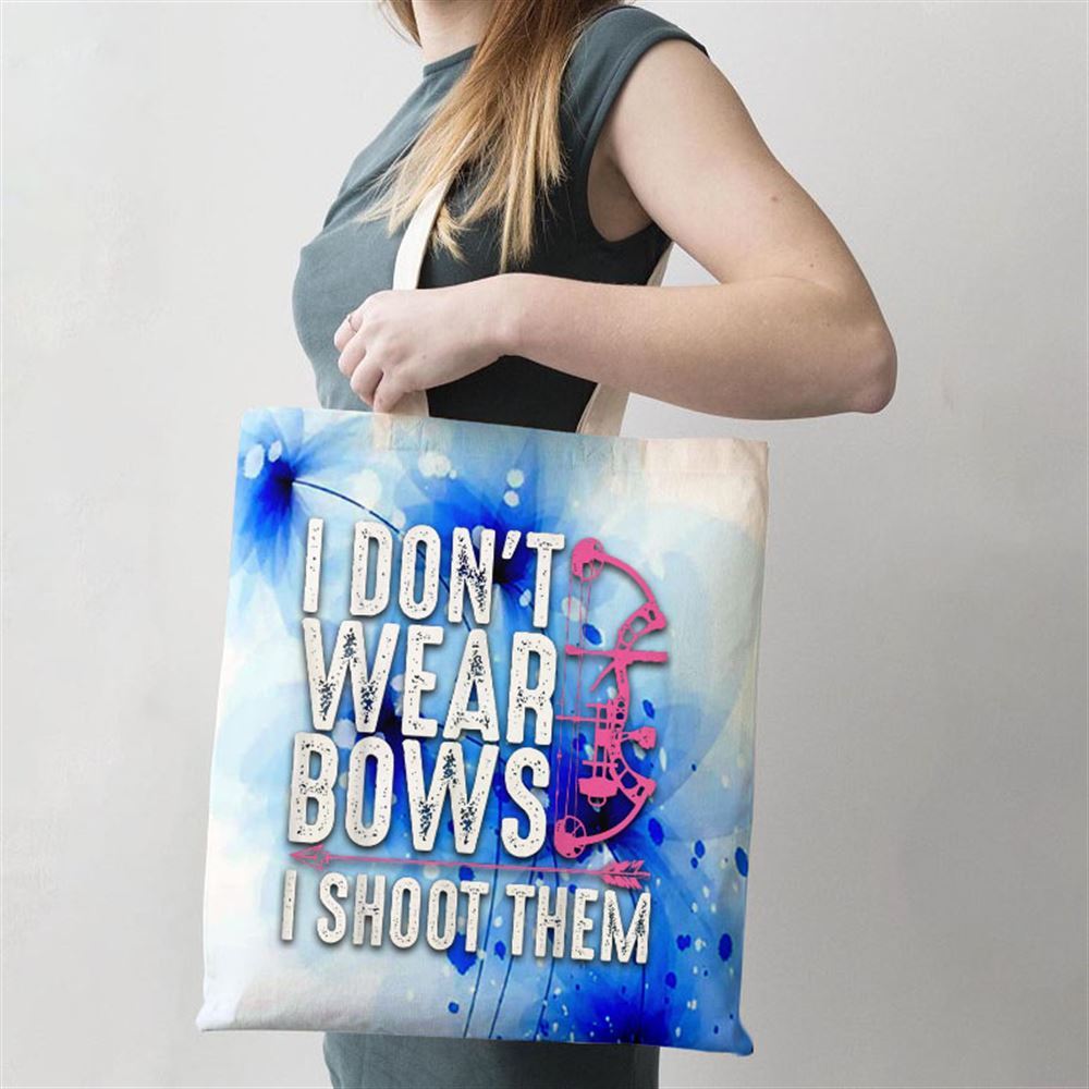 Funny Archery Gift For Women Bow Hunting Archer Mothers Day Tote Bag, Women Tote Bag, Canvas Tote Bag, Printed Tote Bag