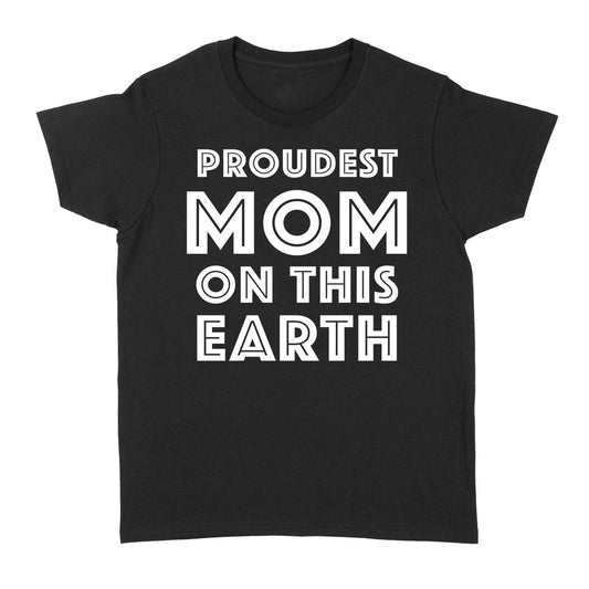 Funny Mom Quotes Sayings Proudest Mom On This Earth Blanket, Christmas Blanket