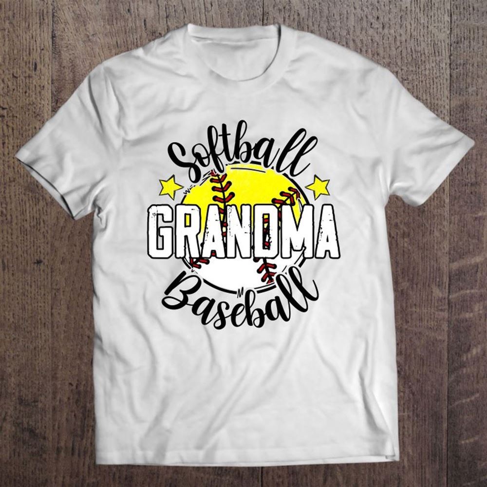 Funny Softball Baseball Grandma Happy Mother's Day T Shirt, Mother's Day Shirt, Shirt For Mom, Mom Shirt