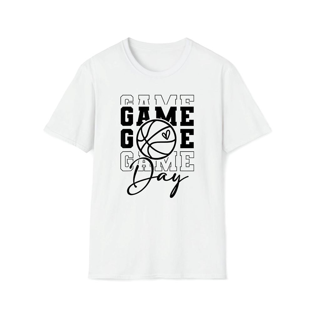 Game Day Sport Lover Mother's Day Basketball Mom Women Girl Premium T Shirt, Mother's Day Premium T Shirt, Mother's Day Gift, Mom Shirt