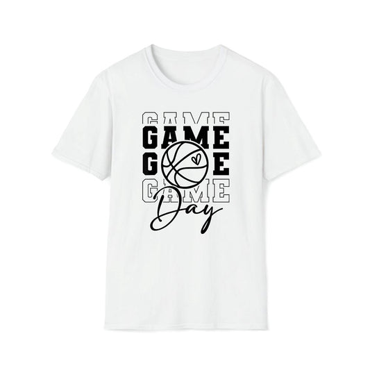 Game Day Sport Lover Mother's Day Basketball Mom Women Girl Premium T Shirt, Mother's Day Premium T Shirt, Mother's Day Gift, Mom Shirt