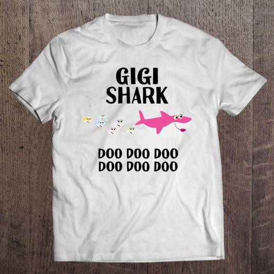 Gigi Shark Doo Doo Shirt For Grandma Women Mother's Day T Shirt, Mother's Day Shirt, Shirt For Mom, Mom Shirt