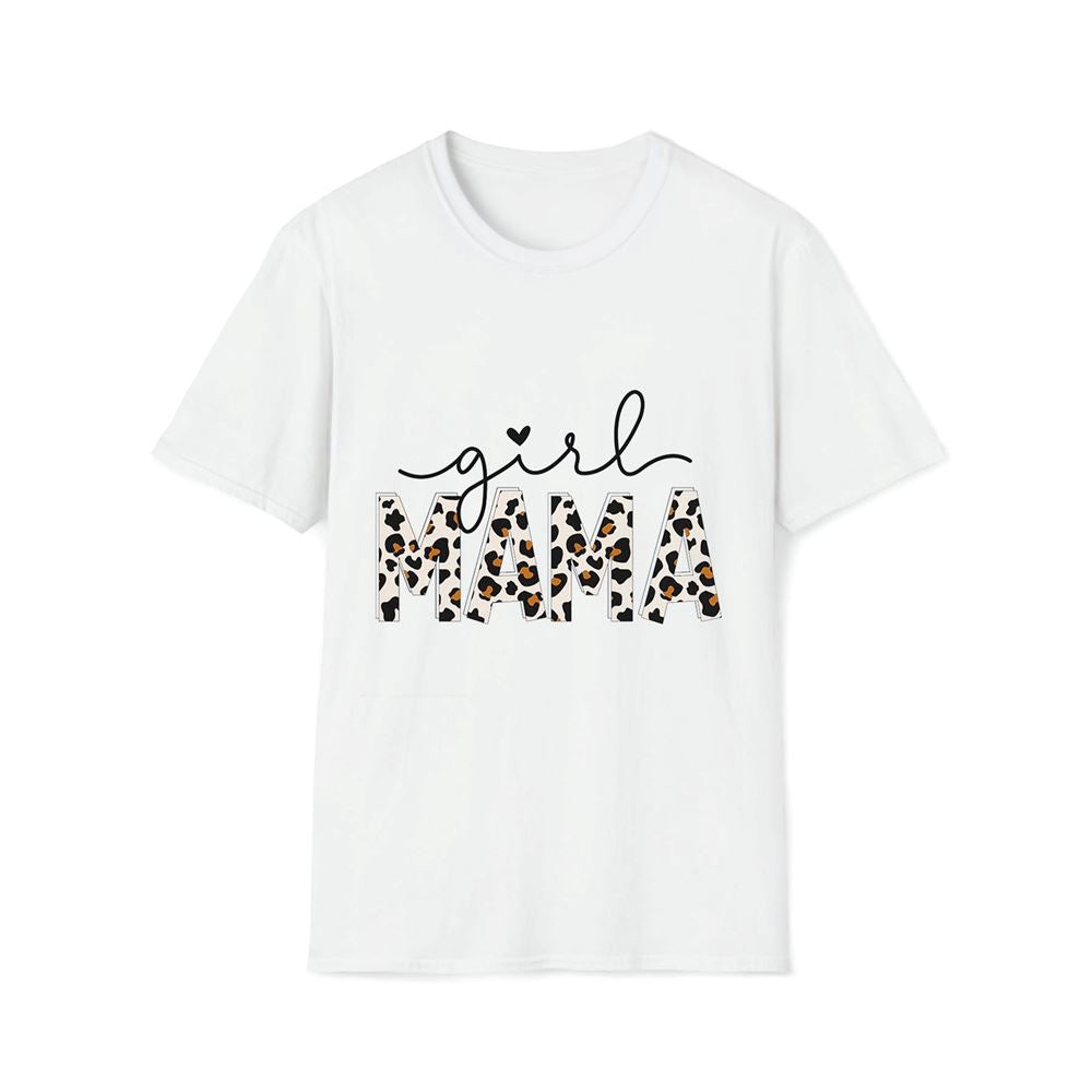 Girl Mama Leopard Premium T Shirt, Mother's Day Premium T Shirt, Mom Shirt
