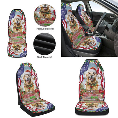 Golden Retriever Christmas Admit It Christmas Would Be Boring Without Me Cars Seat Cover, Christmas Car Seat Covers, Car Decor Gift
