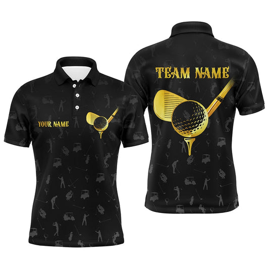 Golf Polo Shirts, Black Golf Camo Mens Golf Polo Shirts Custom Golf Outfits Mens Yellow, Custom Golf Shirts