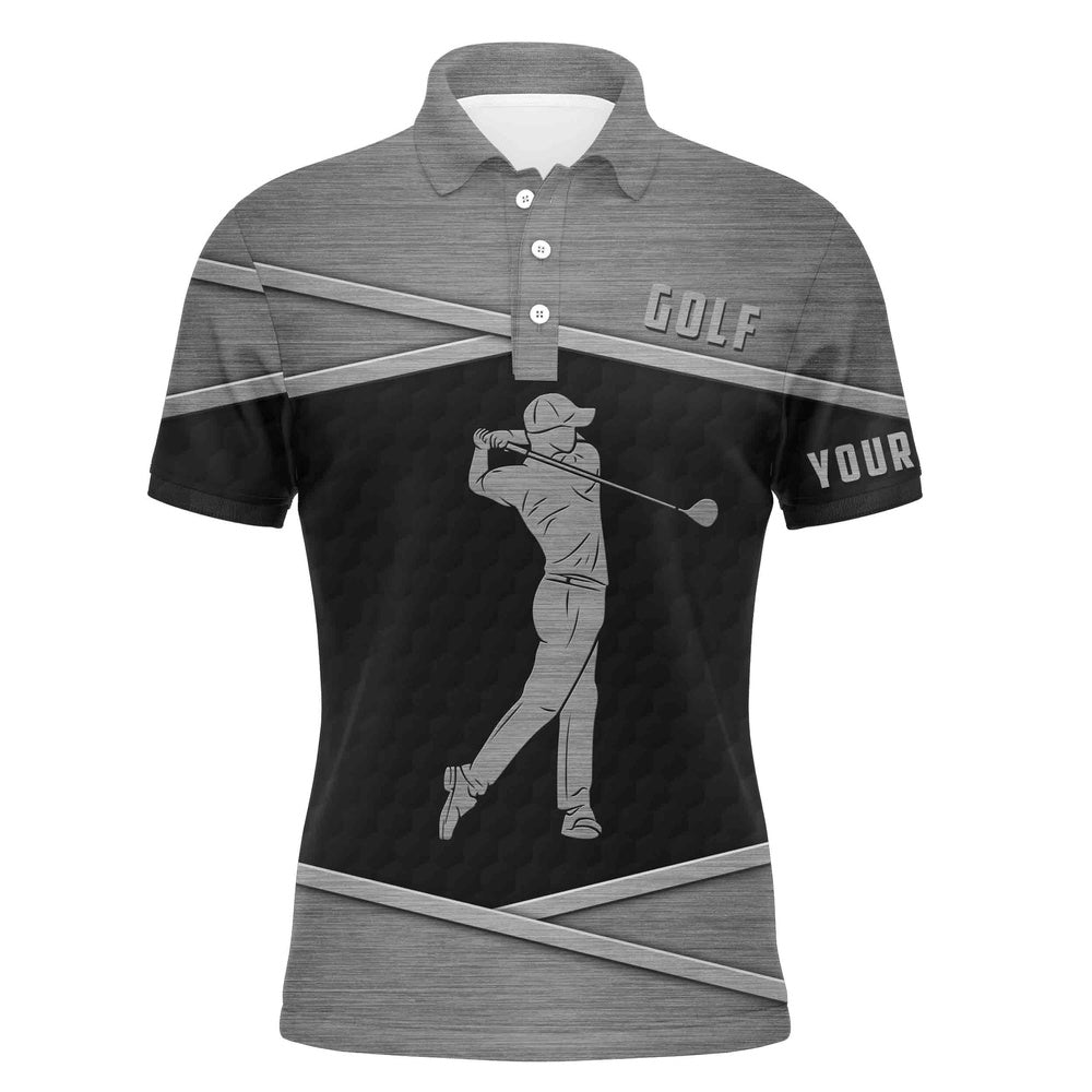Golf Polo shirts, Mens Golf Polo Shirt Black Best Mens Golf Wear Personalized Gifts For The Golfer