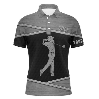 Golf Polo shirts, Mens Golf Polo Shirt Black Best Mens Golf Wear Personalized Gifts For The Golfer