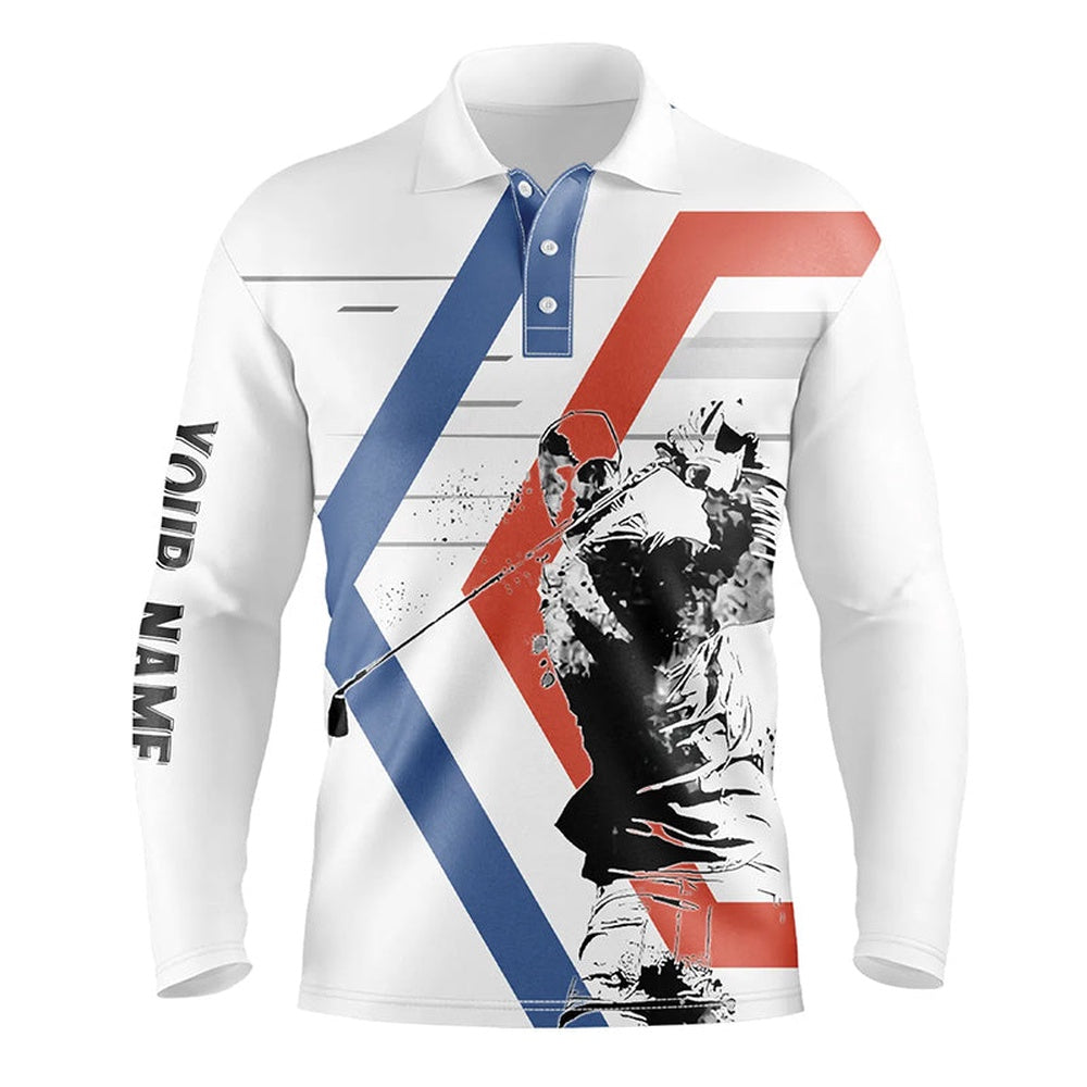 Golf Polo shirts, Mens Golf Polo Shirt Custom White Golf Wear Men'S Clothes, Golf Team Outfit