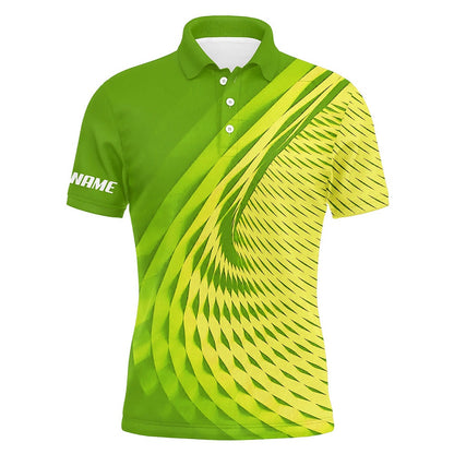 Golf Polo shirts, Mens Golf Polo Shirts Custom Green Pattern Sport Male Golf Attire For Men