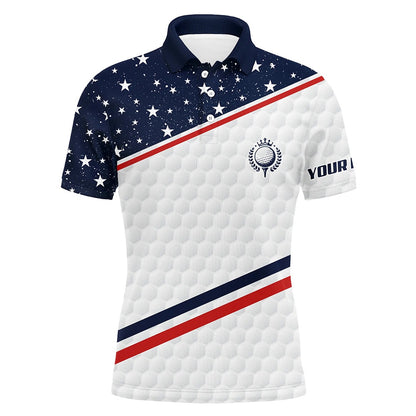 Golf Polo shirts, Mens Golf Polo Shirts Custom Name American Flag Patriotic Golf Shirts, Team Men'S Flag Polo Shirt