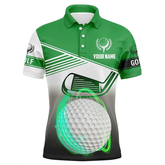 Golf Polo shirts, Mens Golf Polo Shirts Custom Name Golf Ball Men'S Golf Polos, Best Mens Golf Wears Green