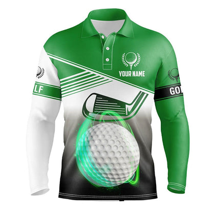Golf Polo shirts, Mens Golf Polo Shirts Custom Name Golf Ball Men'S Golf Polos, Best Mens Golf Wears Green